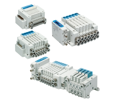 富达仕/fds 5通电磁阀4V100.200.300.400 平替SMC气动