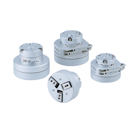 Fudashi/fds Rotary Drive Type 3-Jaw Pneumatic Gripper MHR3MDHR3, Substitute for SMC Pneumatics
